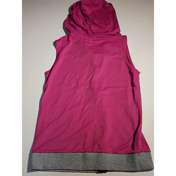 Sukeen Pink Sleeveless Zip-Up Hooded Vest - Stylish! - Picture 5 of 5